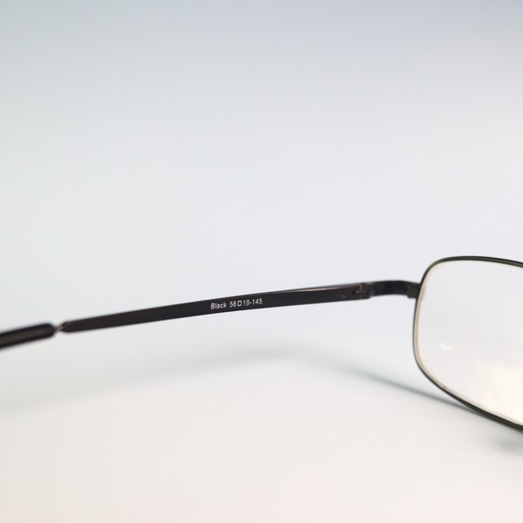 Peachtree 7719 Eyeglasses Capri Black 56-19 145 slim frame rectangle rim N5 - Picture 9 of 11